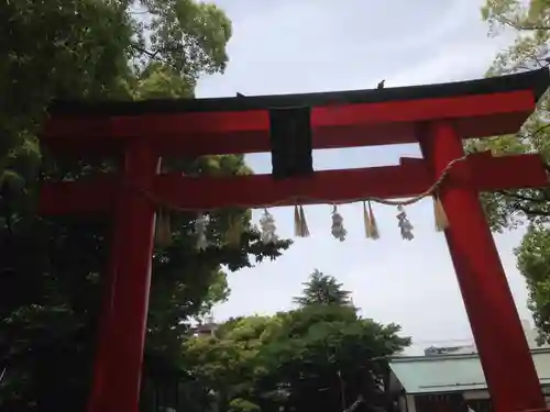 開口神社の鳥居