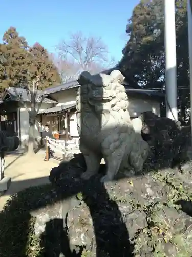 柏諏訪神社の狛犬