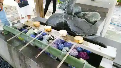 御裳神社の手水舎