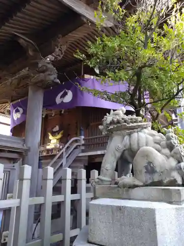 鷲尾愛宕神社の狛犬