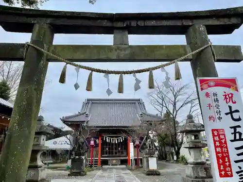 龍ケ崎八坂神社の鳥居