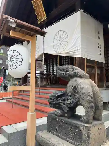 北海道神宮頓宮の狛犬