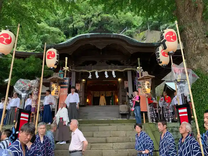 阿治古神社の本殿・本堂