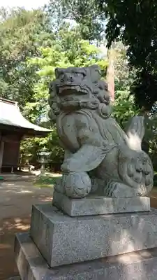 側高神社の狛犬