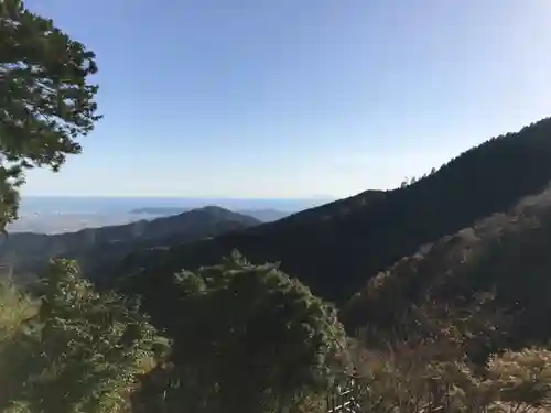 大山阿夫利神社の景色