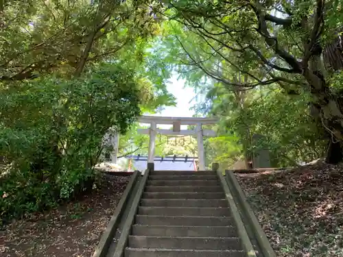 荻作神社の鳥居