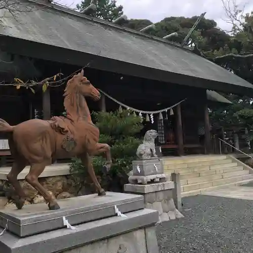 大岩神明宮の狛犬