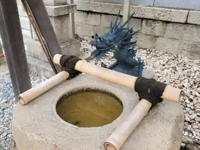 鷺宮八幡神社(保久良神社末社・お旅所)の手水舎