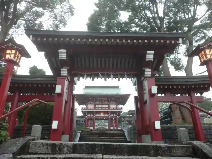 篠崎八幡神社の山門・神門
