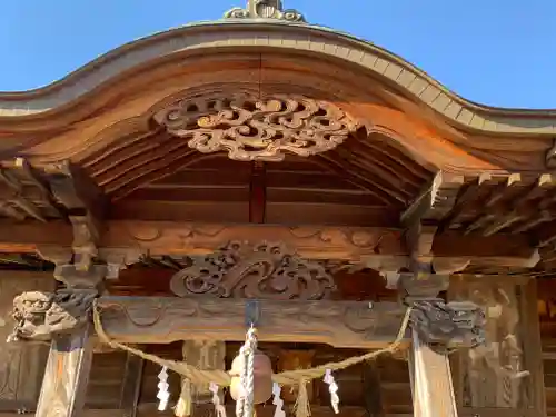 見渡神社　日枝神社の本殿