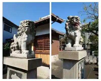 北桑名総社・北桑名神社の狛犬