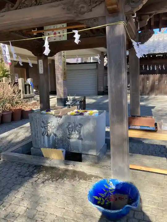 川越八幡宮の手水舎