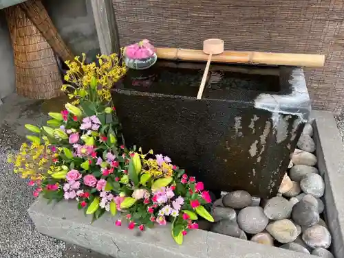 上尾御嶽神社の手水舎