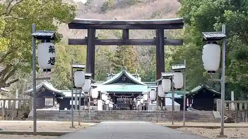 岡山縣護國神社の鳥居