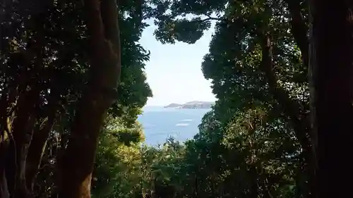 伊射波神社の景色