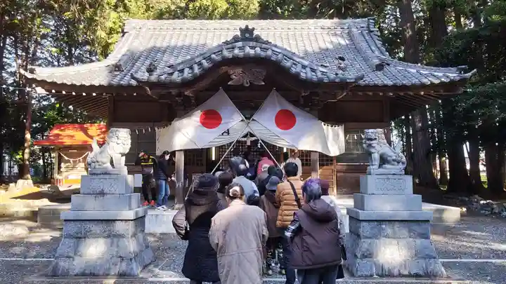 於呂神社の初詣
