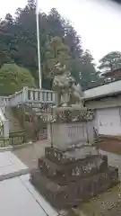 櫻山八幡宮の狛犬