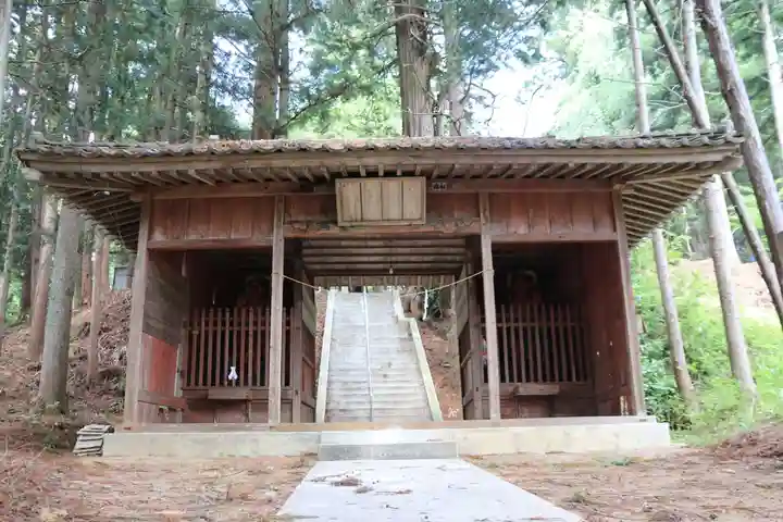 川辺八幡神社の山門・神門