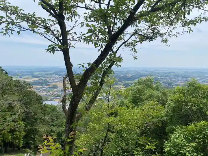 三毳神社(奥宮)の景色