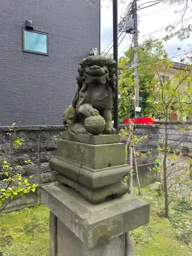 溝口神社の狛犬