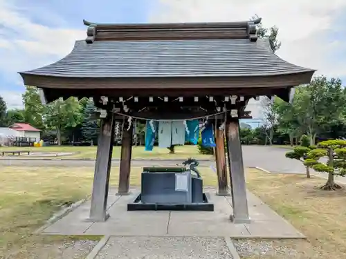 美瑛神社の手水