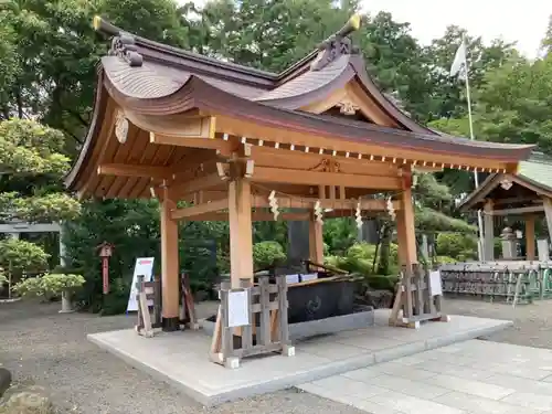 亀ケ池八幡宮の手水