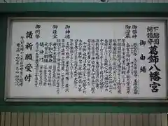 葛飾八幡宮の歴史