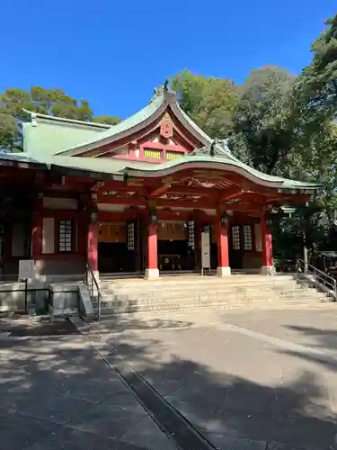 世田谷八幡宮の本殿・本堂