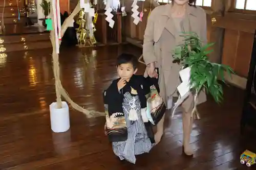 釧路一之宮 厳島神社の七五三参