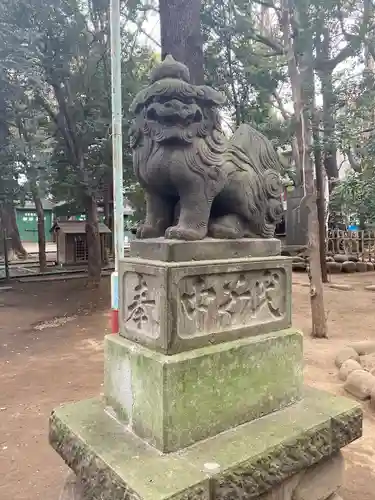 ときわ台天祖神社の狛犬