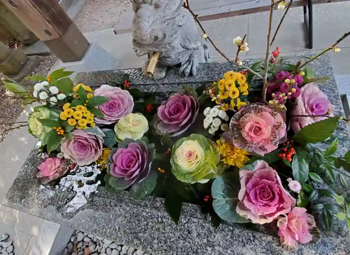 滑川神社 - 仕事と子どもの守り神の手水舎