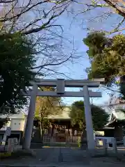 本郷氷川神社の鳥居