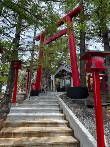 冨士山小御嶽神社の鳥居