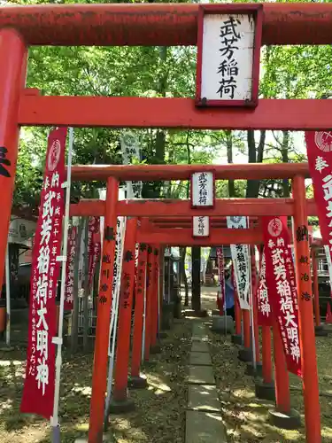 鬼子母神堂　(法明寺）の鳥居