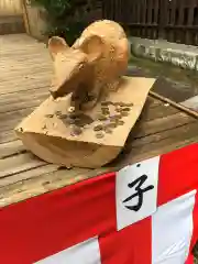 日光大室高龗神社の狛犬