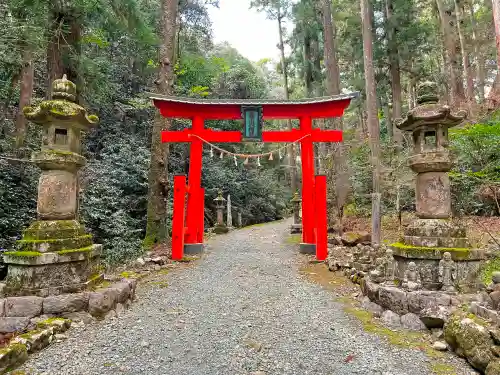 方廣寺の鳥居