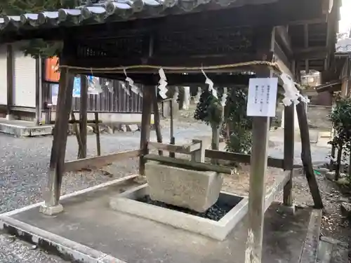 天皇神社の手水舎