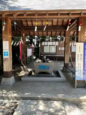 滑川神社 - 仕事と子どもの守り神の手水舎