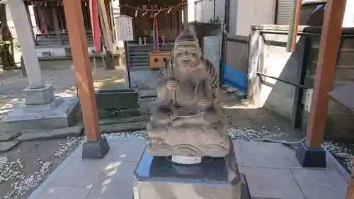 千住神社の像