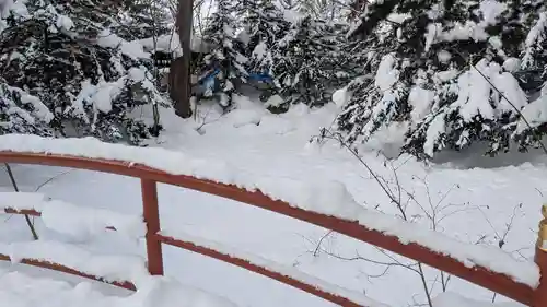 永山神社の庭園