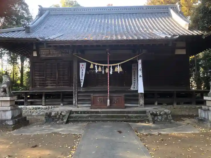 楡山神社の本殿・本堂
