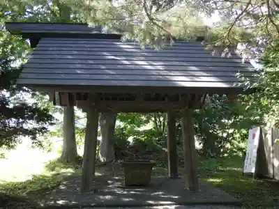 上士別神社の手水舎