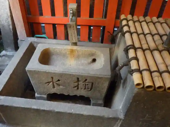 岬神社(土佐稲荷神社)の手水舎