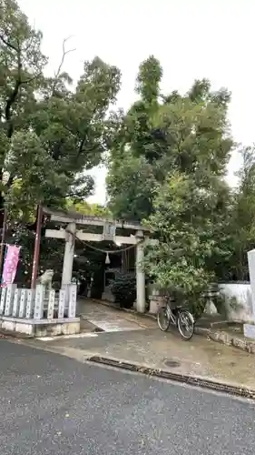 等乃伎神社の鳥居