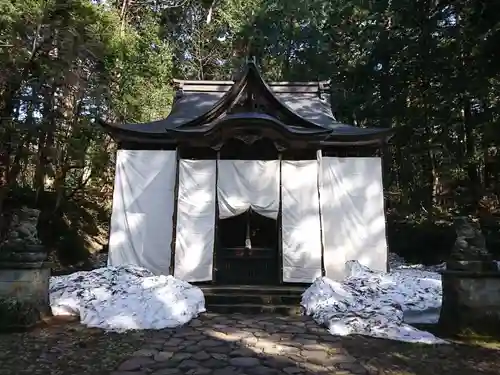 平泉寺白山神社の本殿