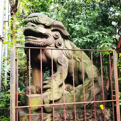 御田八幡神社の狛犬