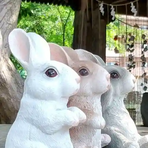 彌彦神社　(伊夜日子神社)の像