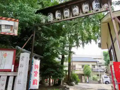 品川貴船神社の鳥居