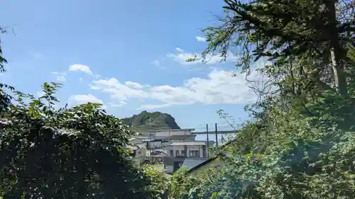 様似住吉神社の景色