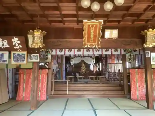 村國真墨田神社の本殿・本堂